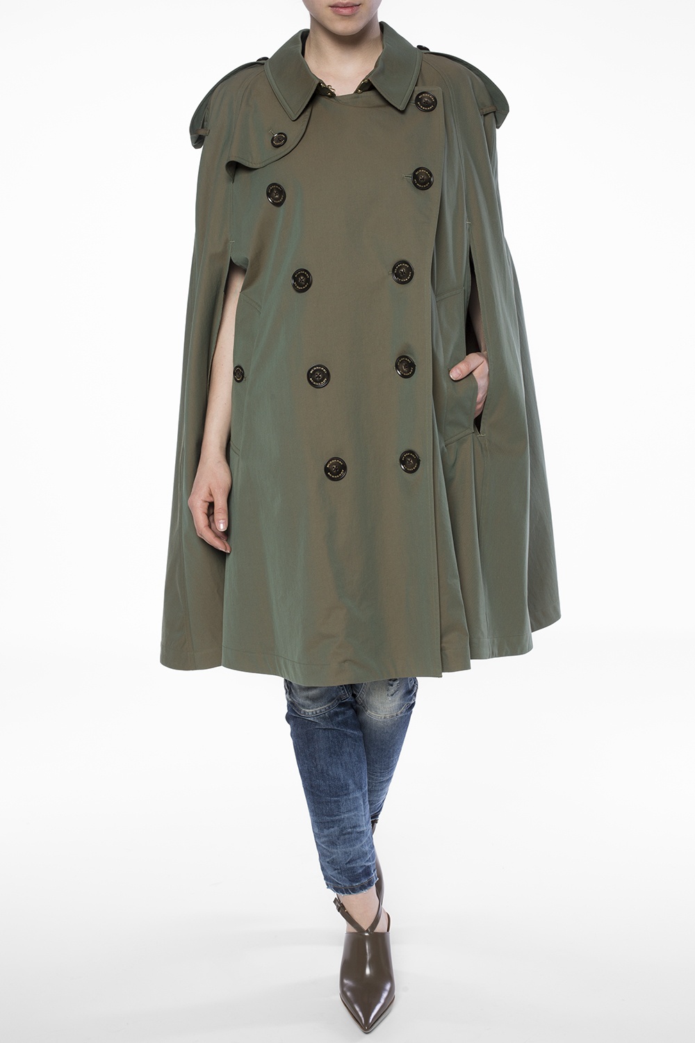 Burberry Double-breasted cape | Women's Clothing | Vitkac